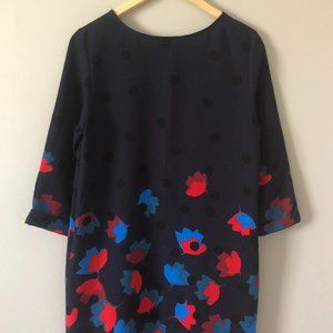 Boden Multi-Floral Sheath Midi Dress